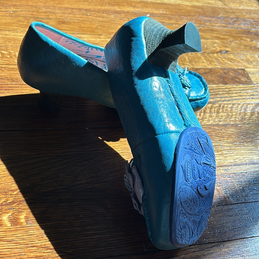 Macanna Italy Turquoise Blue Color Shoes Size 6.5 - Picture 8 of 16